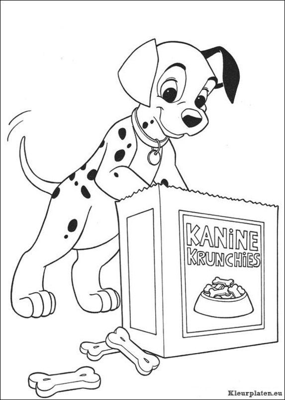 101 dalmatiers kleurplaten