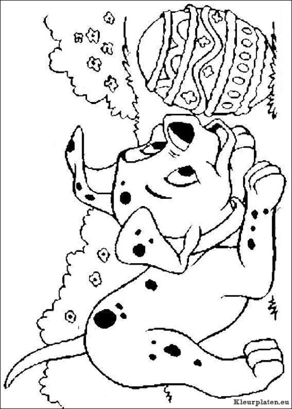 101 dalmatiers kleurplaten