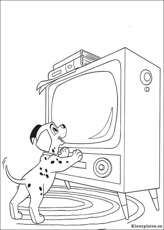 101 dalmatiers kleurplaten