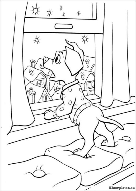 102 dalmatiers kleurplaten
