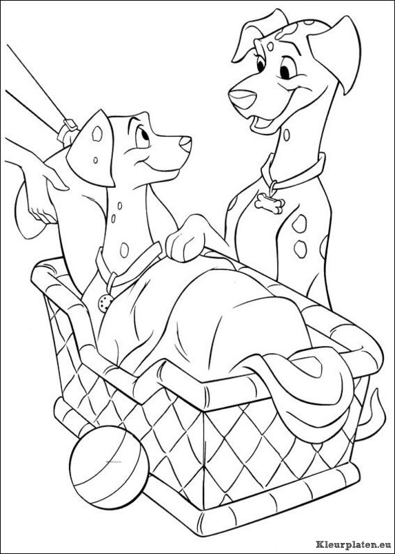 102 dalmatiers kleurplaten