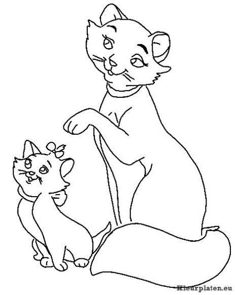 Aristokatten kleurplaten