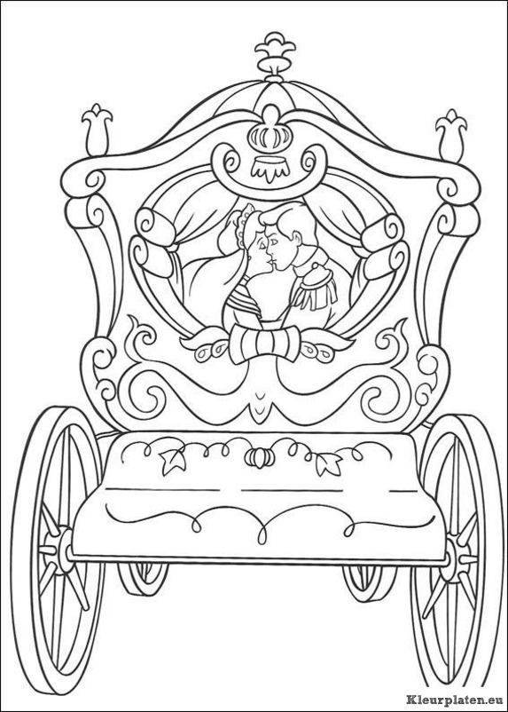 Assepoester kleurplaten