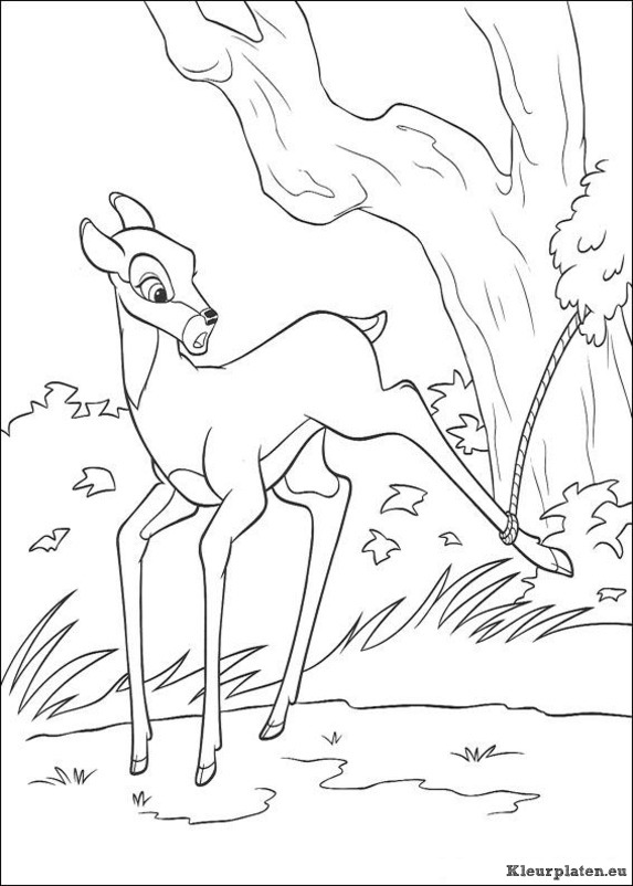 Bambi 2 kleurplaten