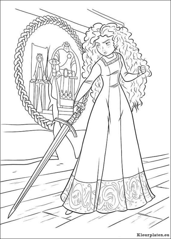 Brave kleurplaten