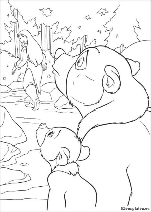 Brother bear 2 kleurplaten