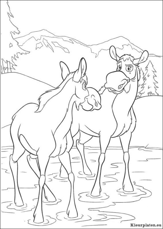Brother bear 2 kleurplaten