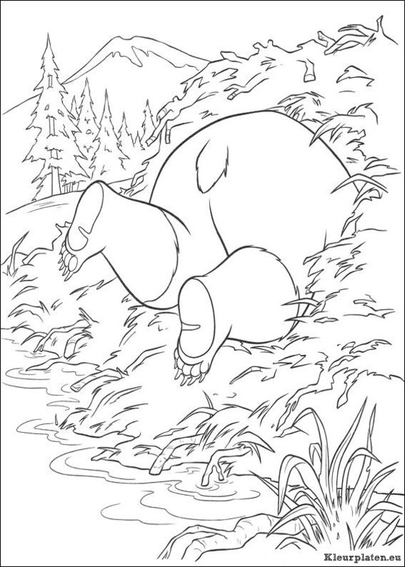 Brother bear 2 kleurplaten