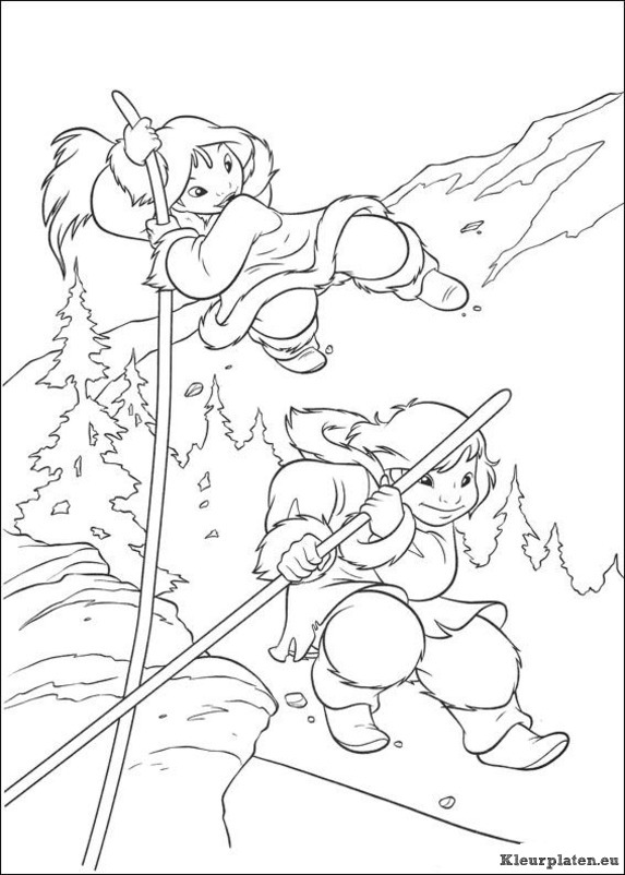 Brother bear 2 kleurplaten