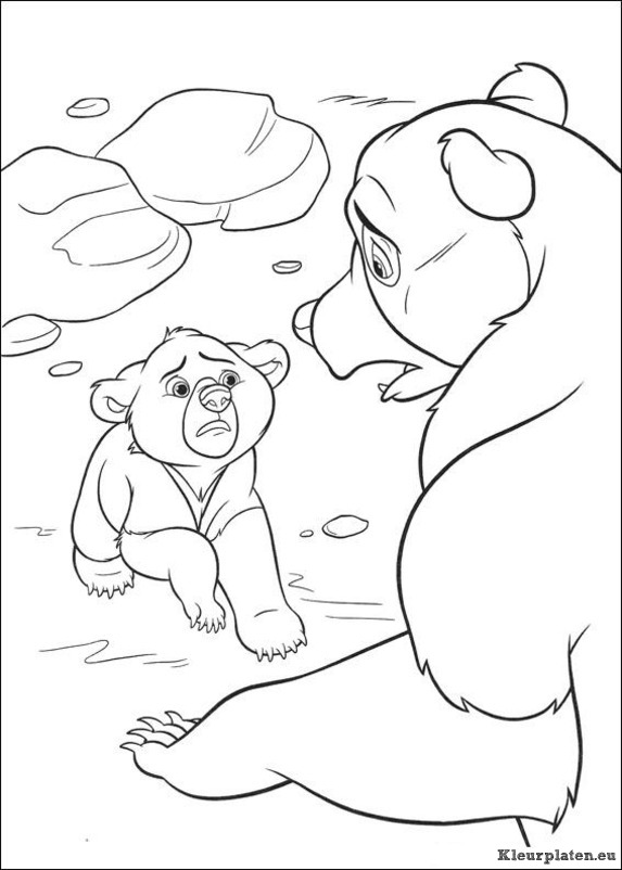 Brother bear 2 kleurplaten