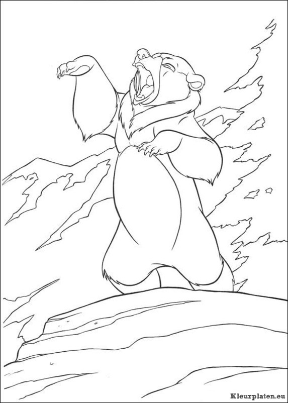Brother bear 2 kleurplaten