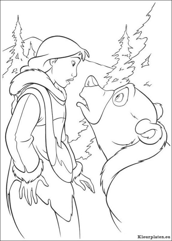 Brother bear 2 kleurplaten