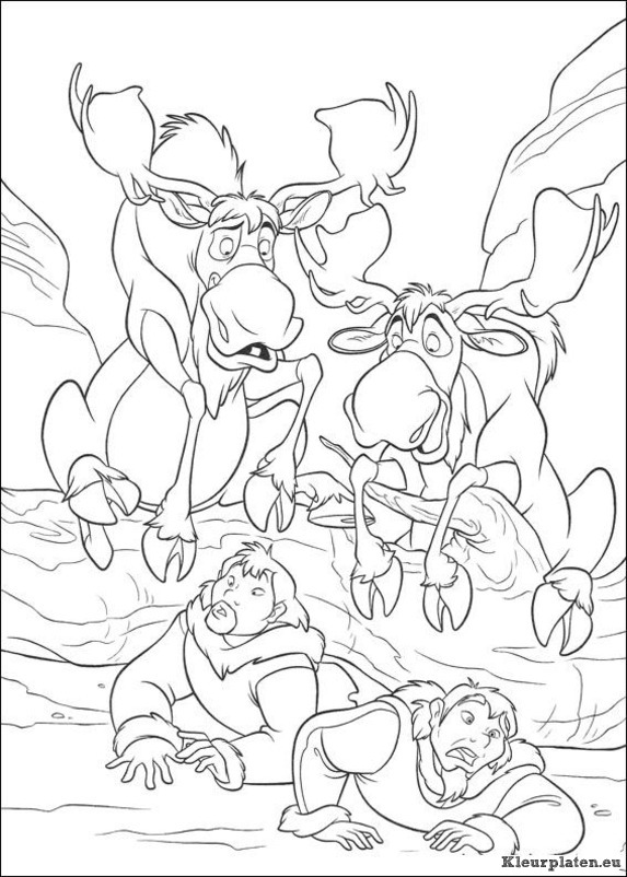 Brother bear 2 kleurplaten