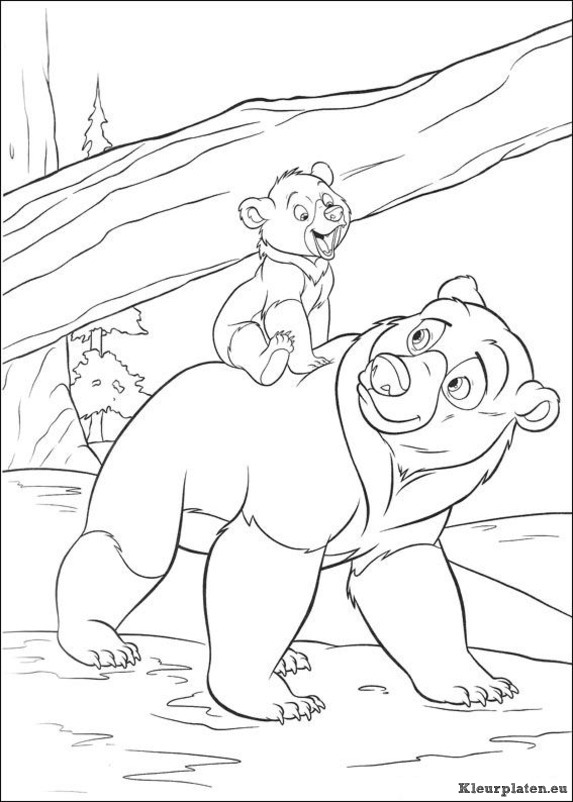 Brother bear 2 kleurplaten
