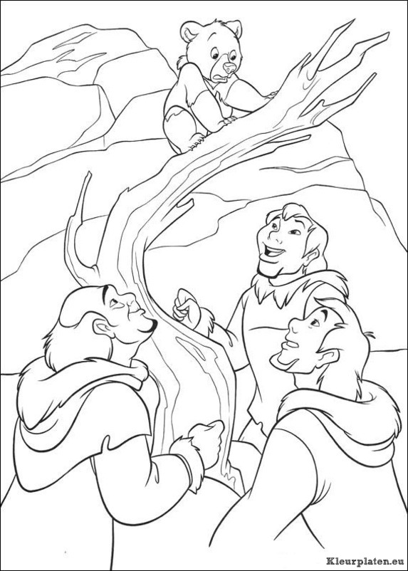 Brother bear 2 kleurplaten