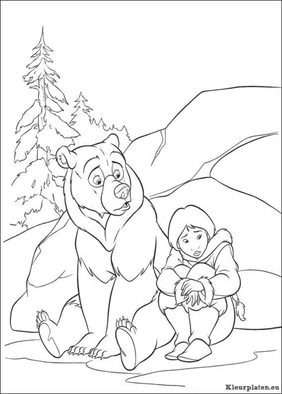 Brother bear 2 kleurplaten