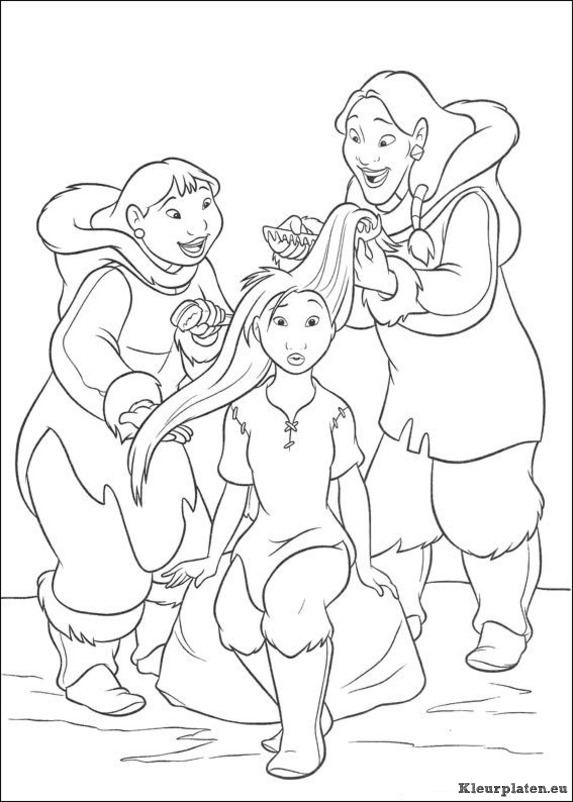 Brother bear 2 kleurplaten