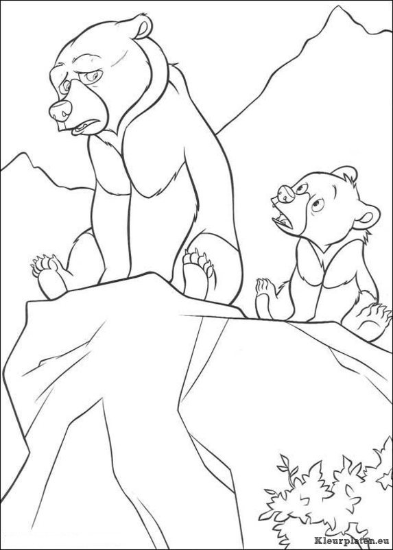 Brother bear kleurplaten