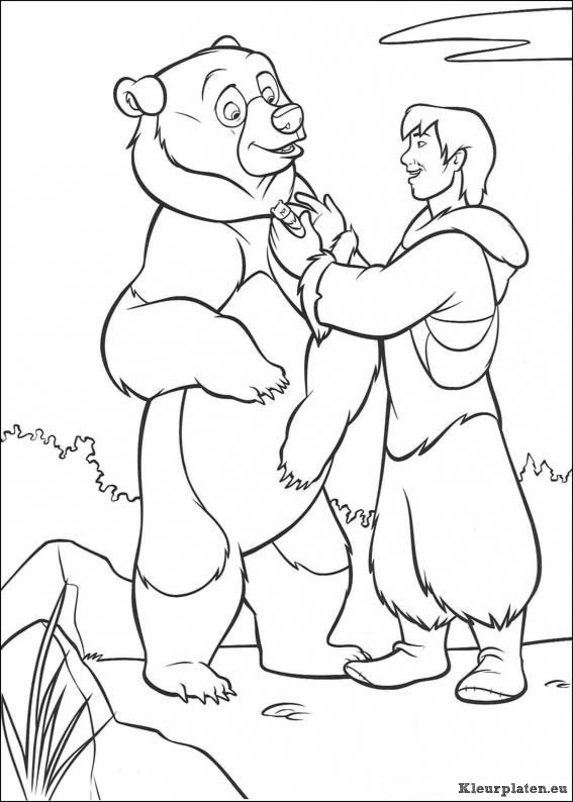 Brother bear kleurplaten