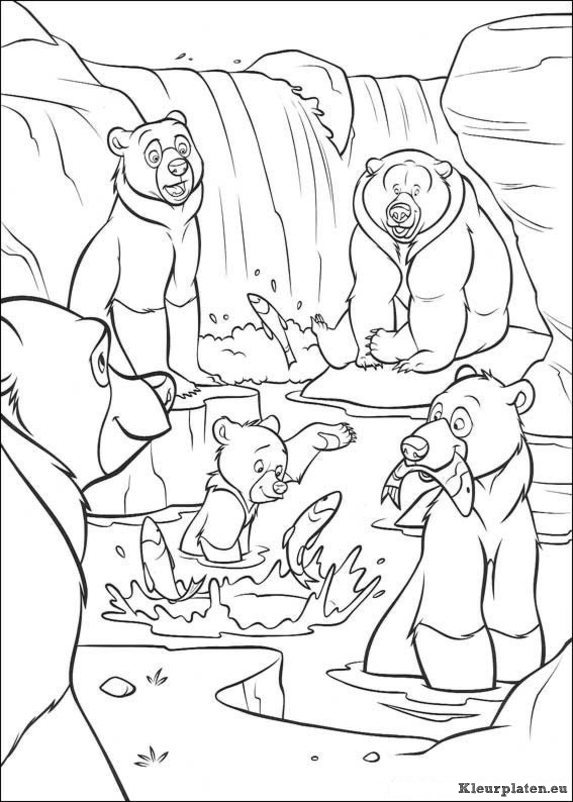 Brother bear kleurplaten
