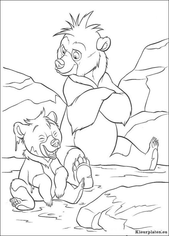 Brother bear kleurplaten