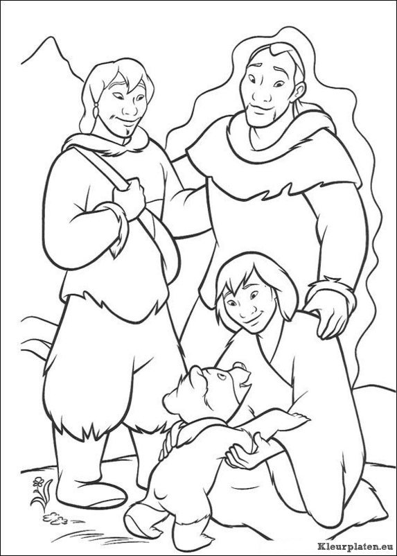Brother bear kleurplaten