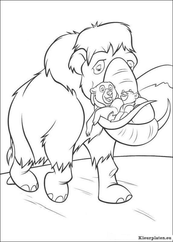 Brother bear kleurplaten