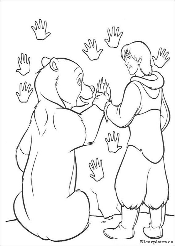 Brother bear kleurplaten