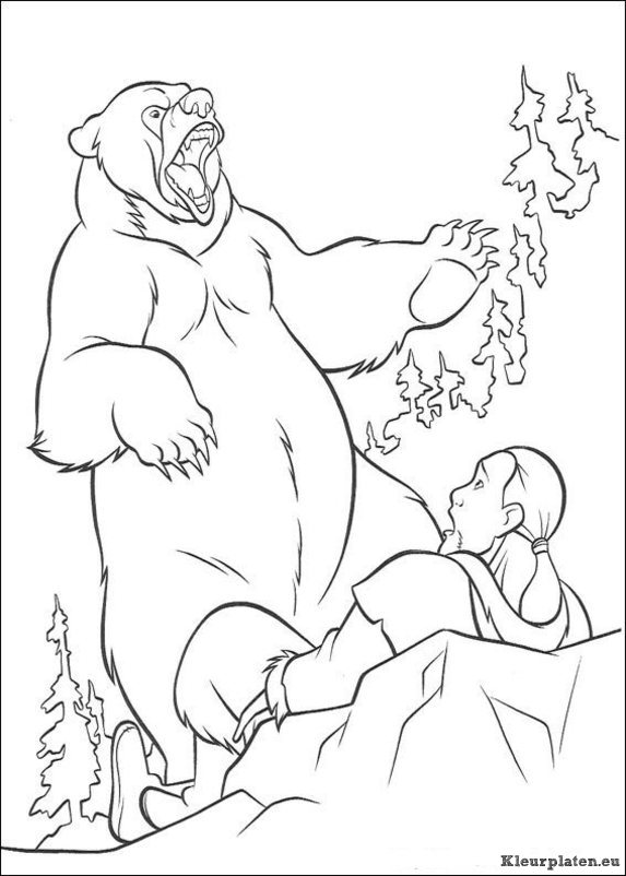 Brother bear kleurplaten