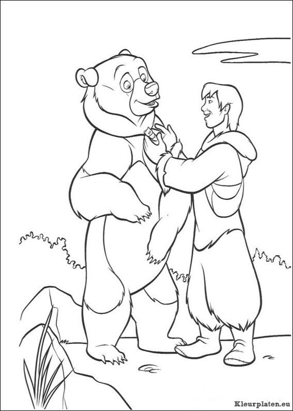 Brother bear kleurplaten