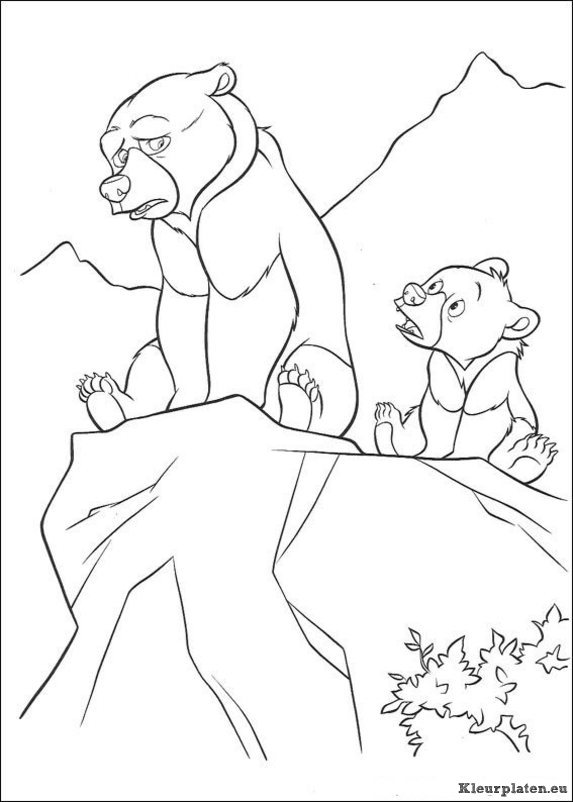 Brother bear kleurplaten