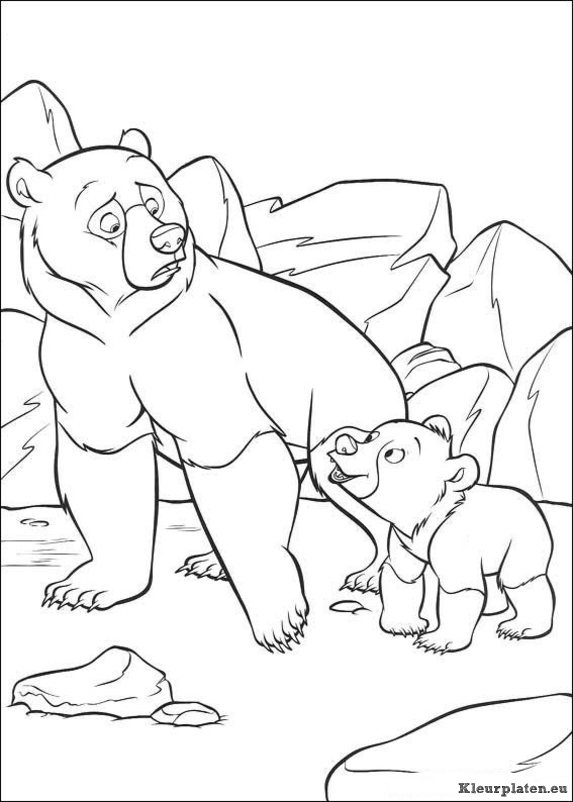Brother bear kleurplaten