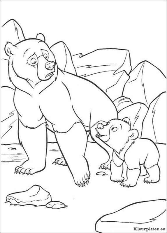 Brother bear kleurplaten