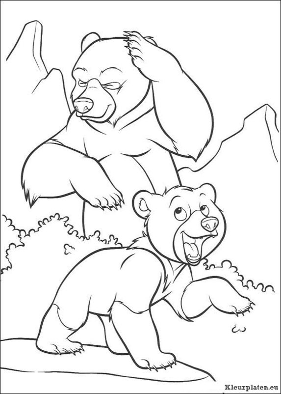 Brother bear kleurplaten