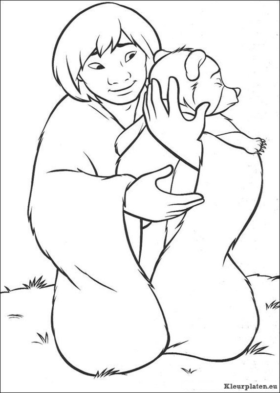 Brother bear kleurplaten