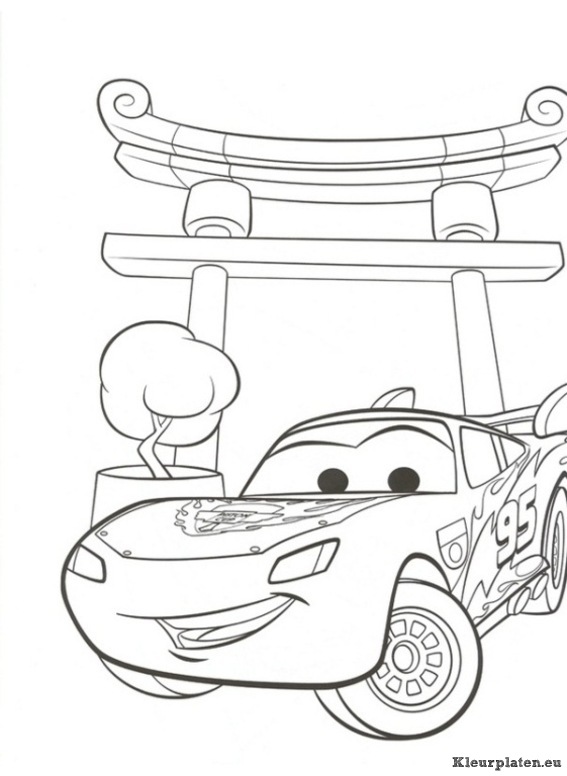 Cars 2 kleurplaten