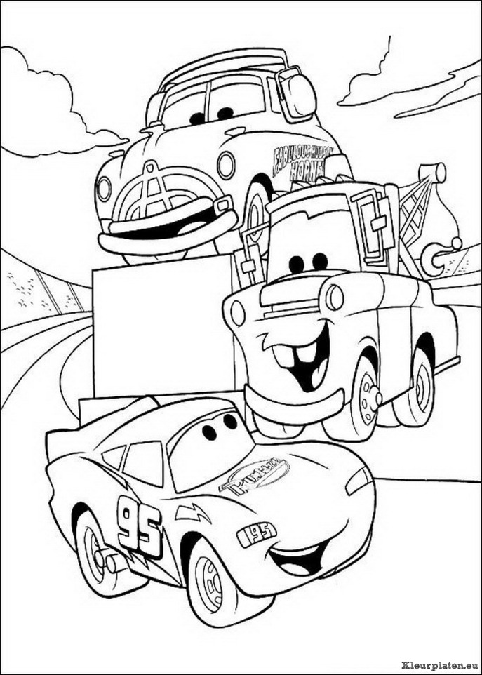 Cars kleurplaten