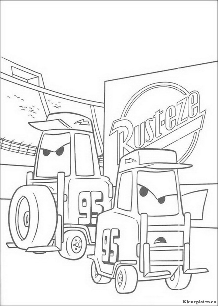 Cars kleurplaten