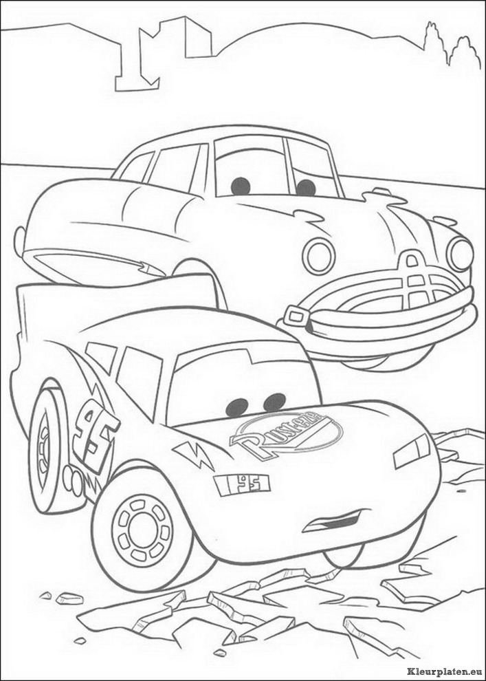 Cars kleurplaten