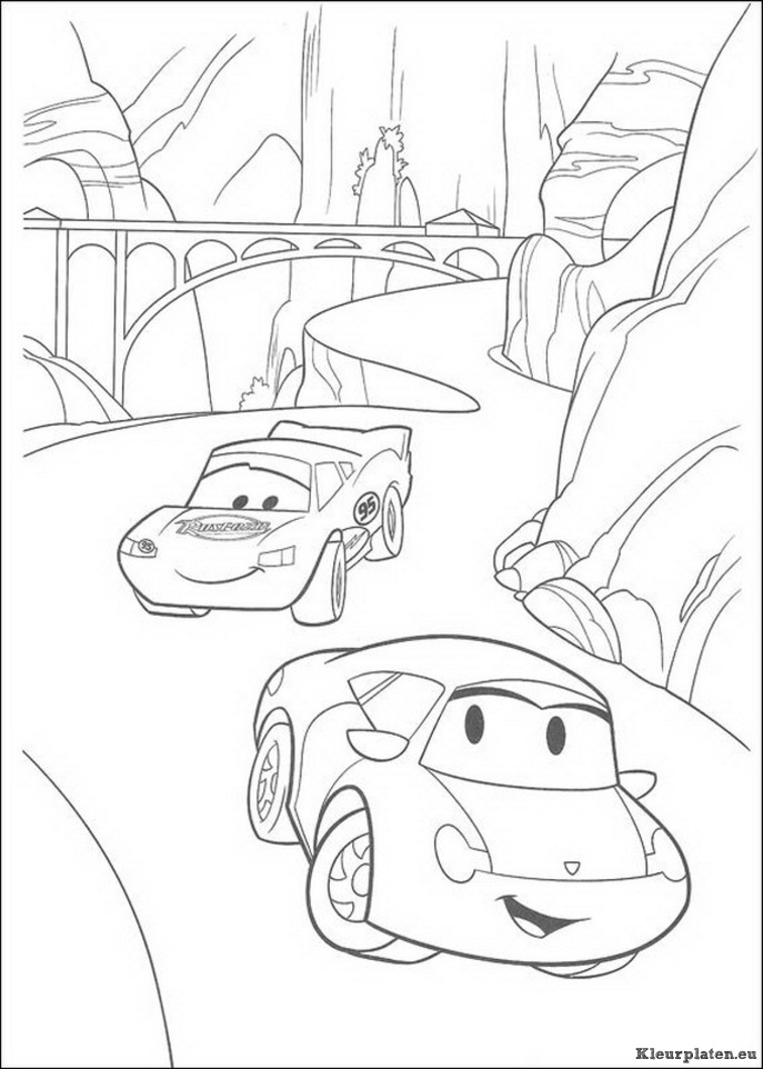 Cars kleurplaten