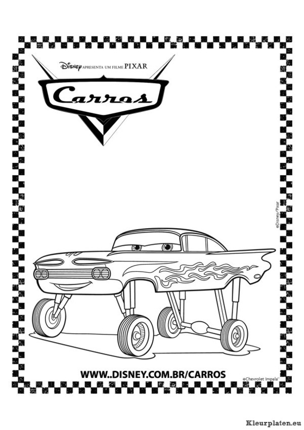 Cars kleurplaten