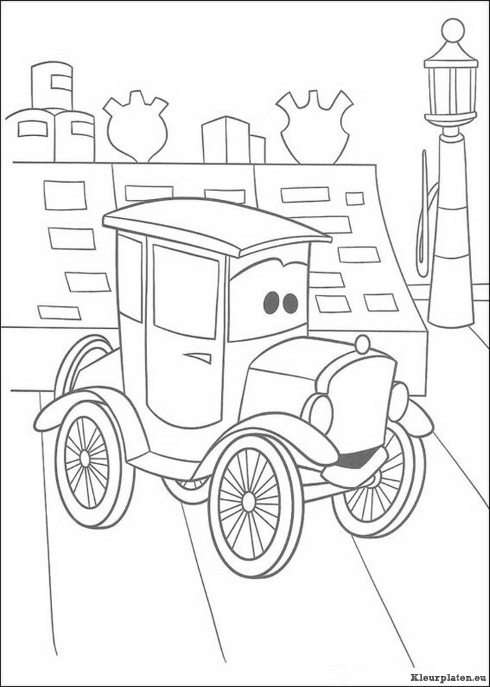 Cars kleurplaten