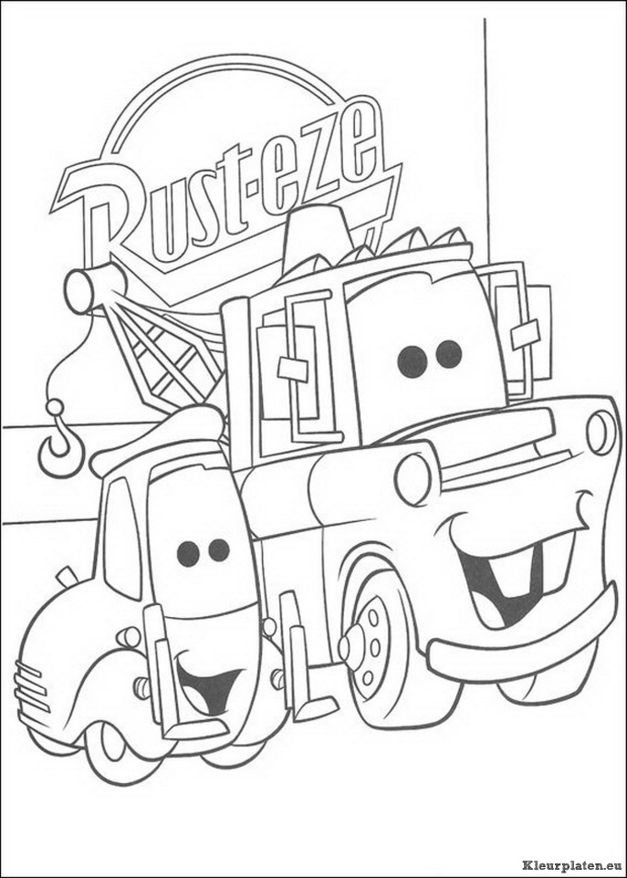Cars kleurplaten