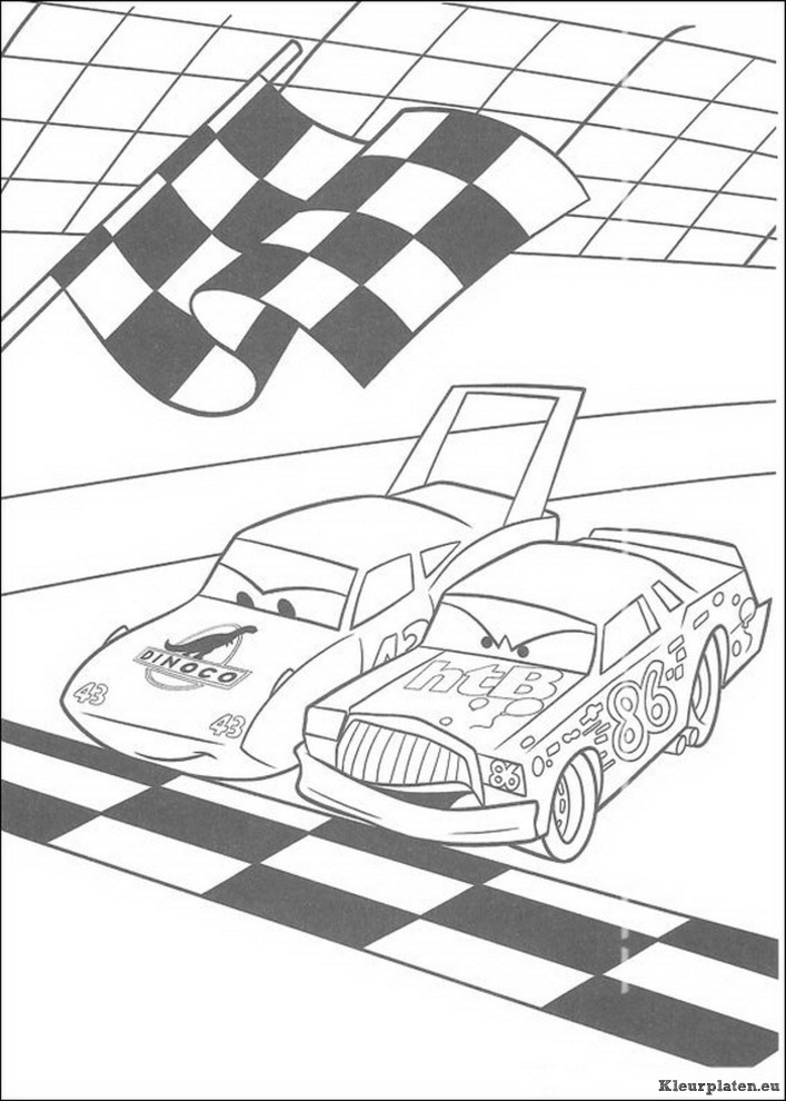 Cars kleurplaten