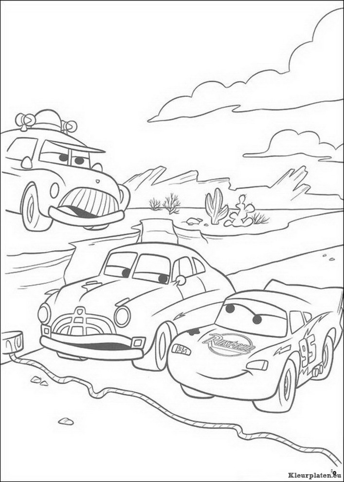 Cars kleurplaten