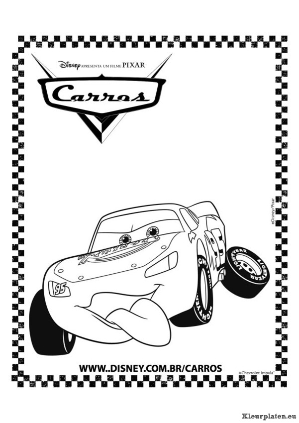 Cars kleurplaten