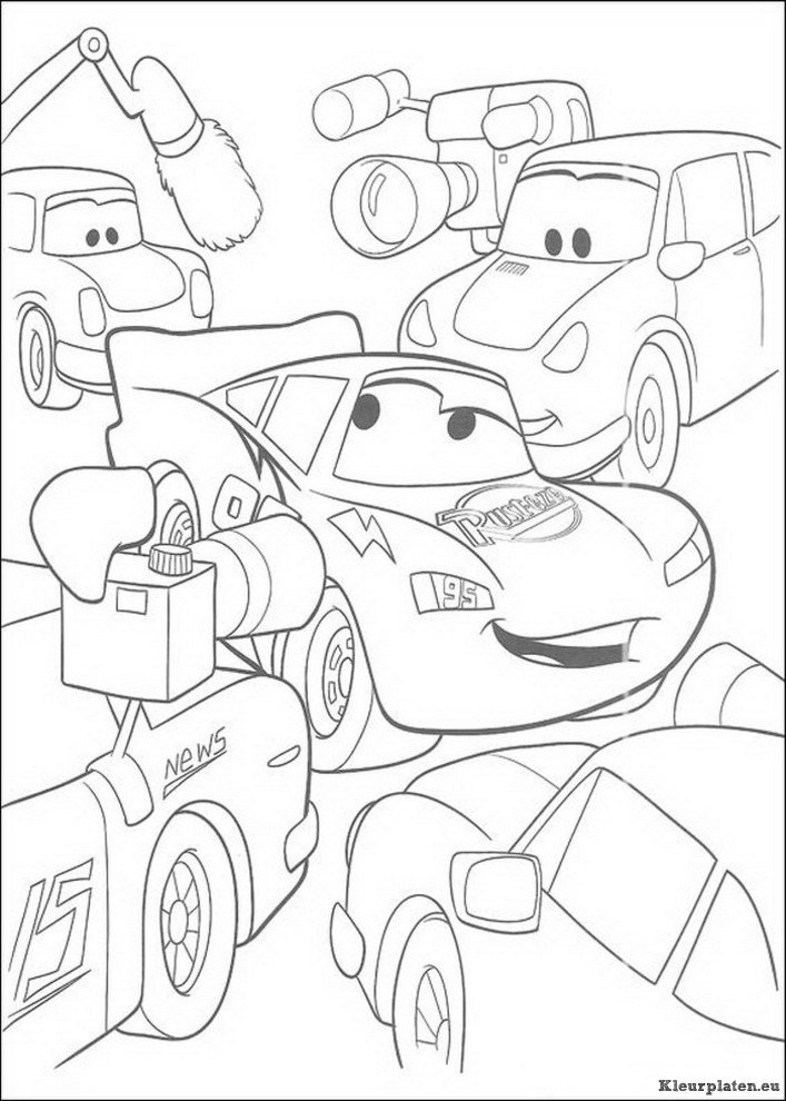 Cars kleurplaten
