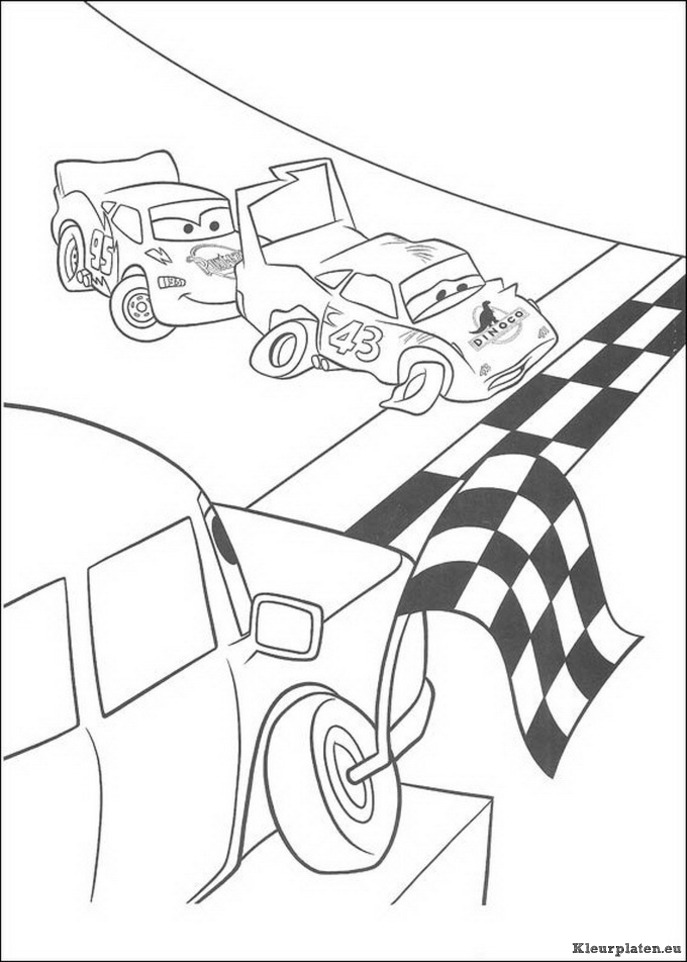 Cars kleurplaten