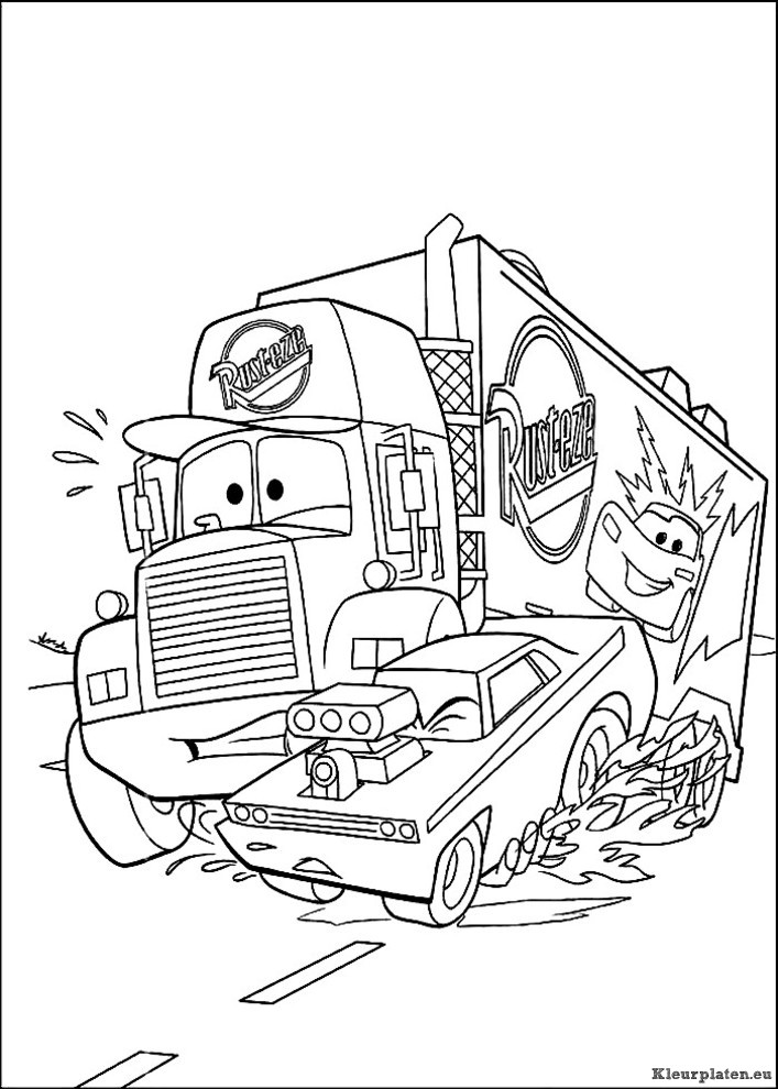 Cars kleurplaten