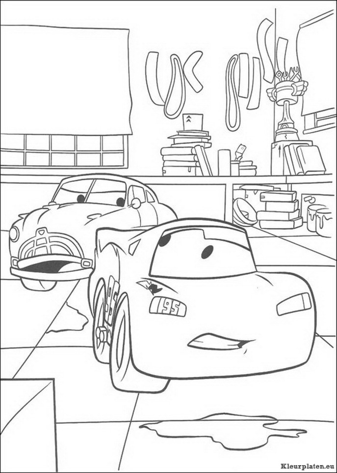 Cars kleurplaten
